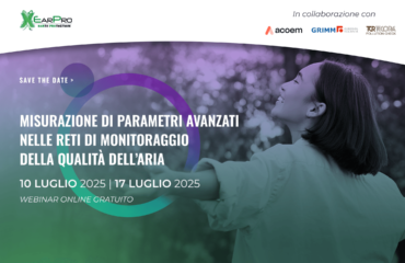 Banner webinar Misurazioni per reti monitoraggio aria