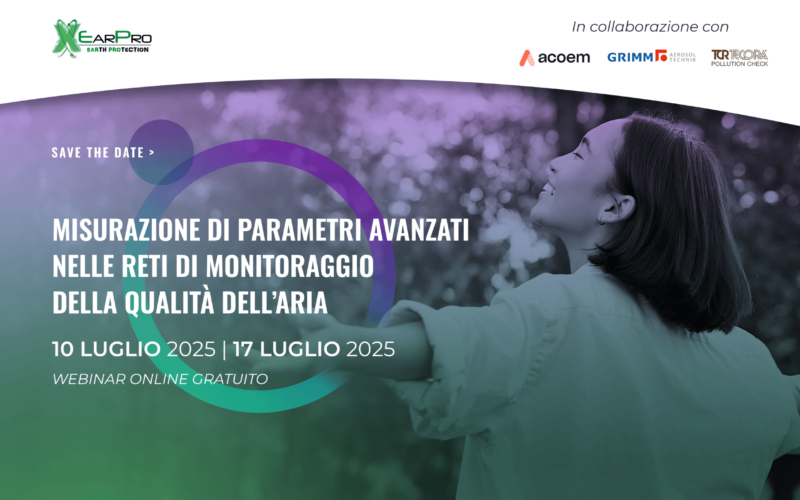 Banner webinar Misurazioni per reti monitoraggio aria
