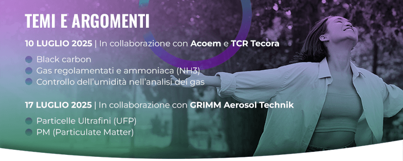 Banner webinar Misurazioni per reti monitoraggio aria Banner webinar Misurazioni per reti monitoraggio aria